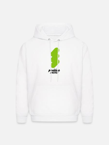 Positive Energy Neon Splash - Men's Hoodie - white