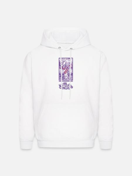 JunStyle Four Heavenly Kings Character 05 - Men's Hoodie - white