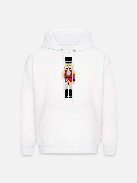 Christmas Nutcracker - Men's Hoodie - white
