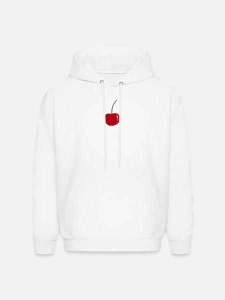 cherry - Men's Hoodie - white
