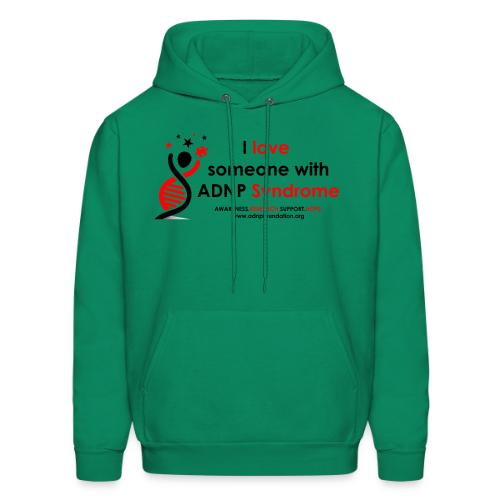 I LOVE SOMEONE WITH ADNP SYNDROME RED AND BLACK FO - Men's Hoodie