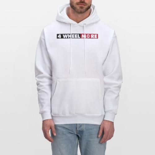 4 Wheel More Rectangle Logo - Men's Hoodie