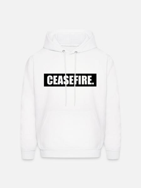 Ceasefire - Men's Hoodie - white