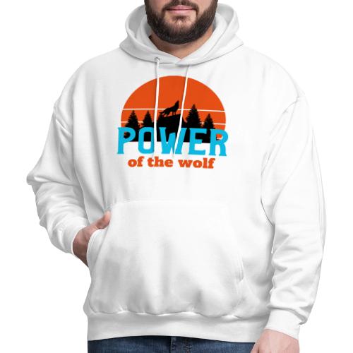 Power Of The Wolf - Men's Hoodie