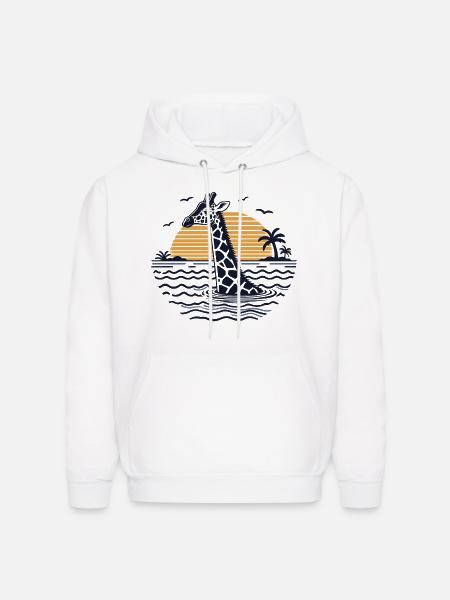 Relative Shallowness - Men's Hoodie - white