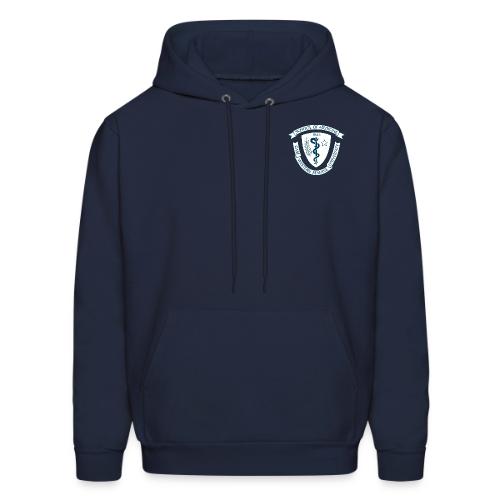 med school shield rev - Men's Hoodie