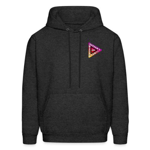 Morgan And Hudson's Fun Play Button - Men's Hoodie