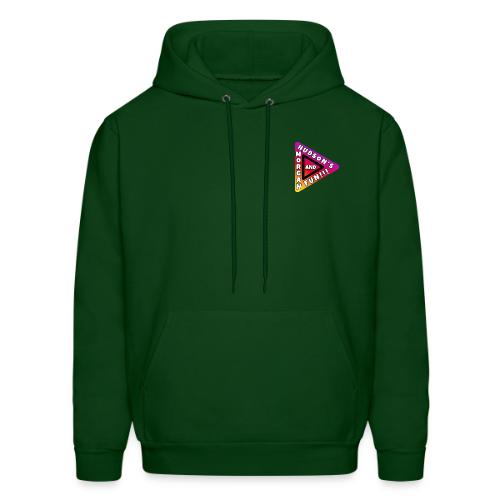 Morgan And Hudson's Fun Play Button - Men's Hoodie