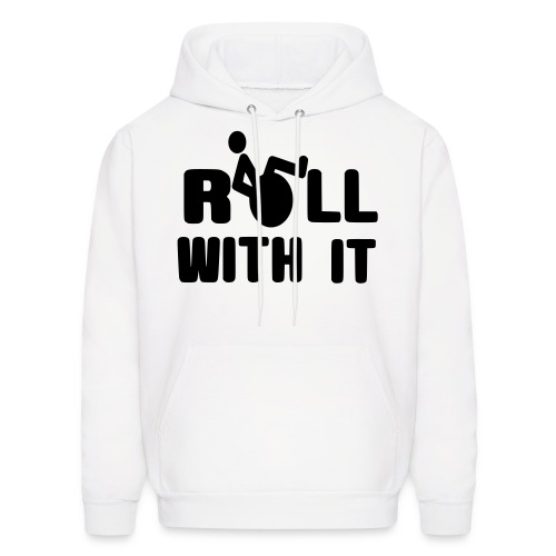 This is how a wheelchair user roll with it - Men's Hoodie