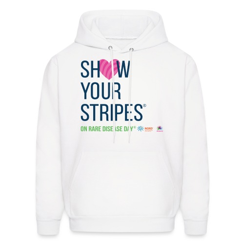 Show Your Stripes for Rare Disease Day! - Men's Hoodie