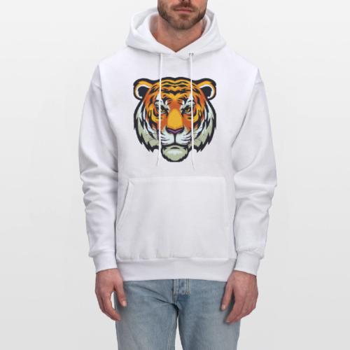 Tiger Fashion Feline Animal, Tiger Willing Success - Men's Hoodie