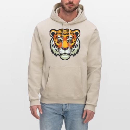 Tiger Fashion Feline Animal, Tiger Willing Success - Men's Hoodie