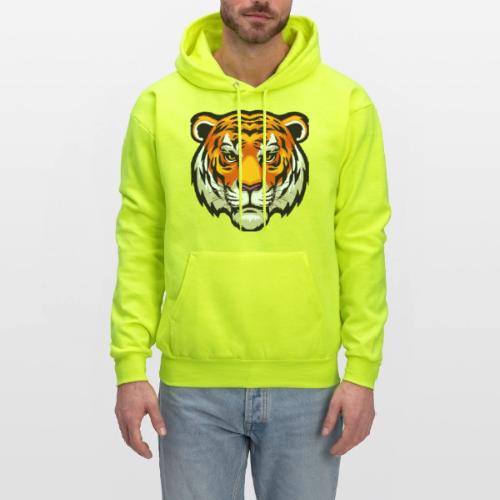 Tiger Fashion Feline Animal, Tiger Willing Success - Men's Hoodie