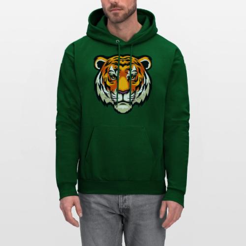 Tiger Fashion Feline Animal, Tiger Willing Success - Men's Hoodie