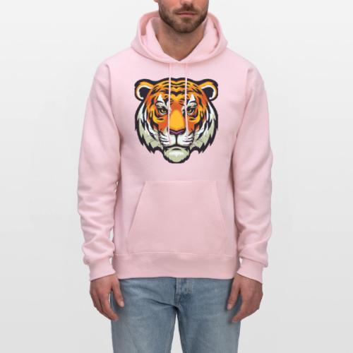 Tiger Fashion Feline Animal, Tiger Willing Success - Men's Hoodie