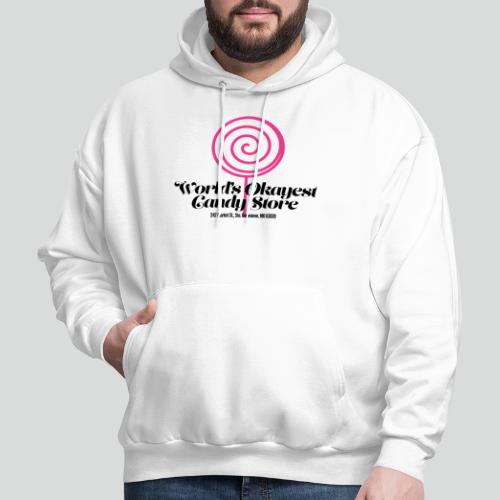 World's Okayest Candy Store: Pink - Men's Hoodie