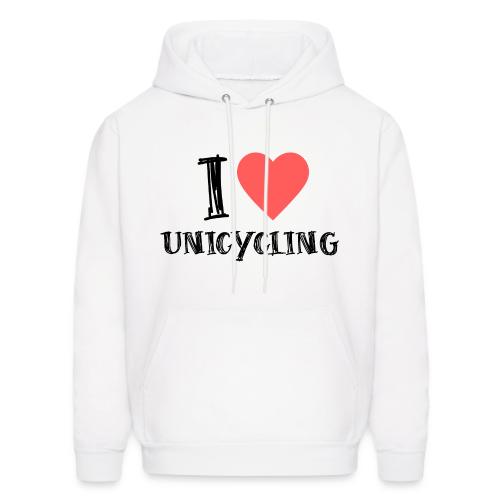 I Love Unicycling - Men's Hoodie