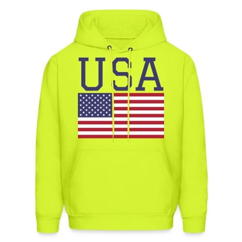 USA American Flag - Fourth of July Everyday - Men's Hoodie