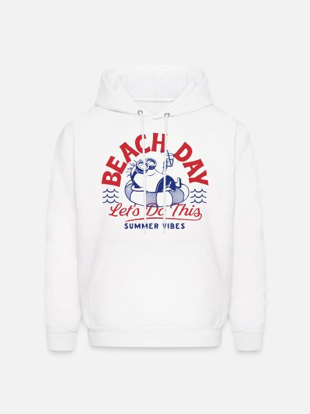 Minions Phil Beach Day Summer Vibes - Men's Hoodie - white