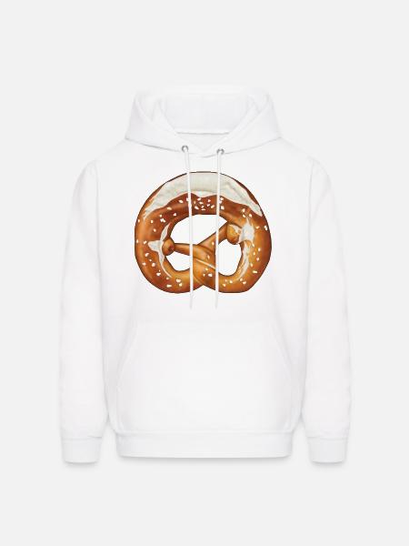 Pretzel - Men's Hoodie - white