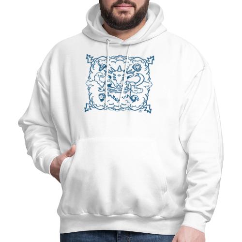 Revelation Lamb Blue - Men's Hoodie