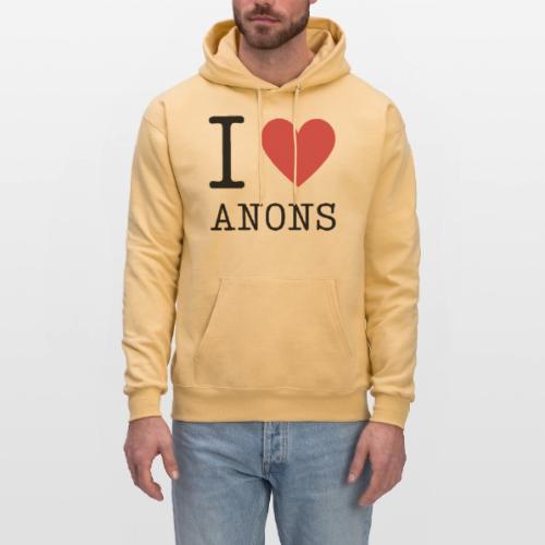 I <3 ANONS - Men's Hoodie