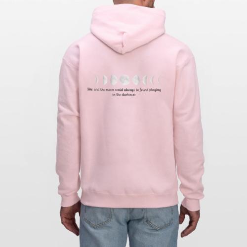 Mystical Moon Girl Quote - Men's Hoodie