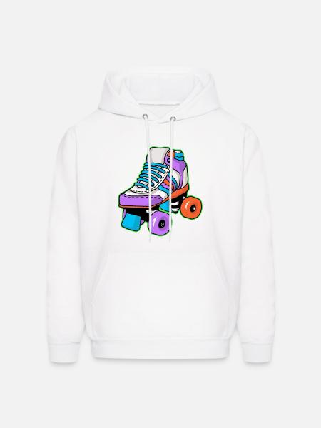 Roller Skating Skater - Men's Hoodie - white