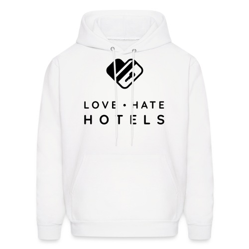 Love Hate Hotels - Black - Men's Hoodie