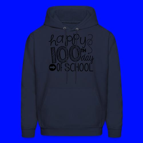 Happy 100th Day of School Arrows Teacher T-shirt - Men's Hoodie