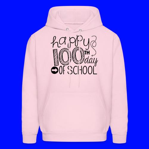 Happy 100th Day of School Arrows Teacher T-shirt - Men's Hoodie