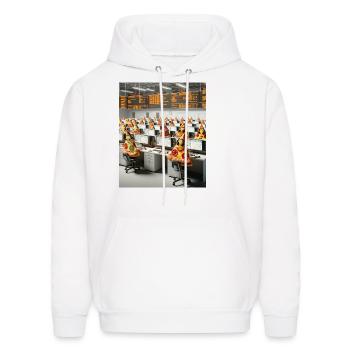 Pizza Dispatch 911 Emergency Responder - Men's Hoodie - white - Front - Elias (183cm)