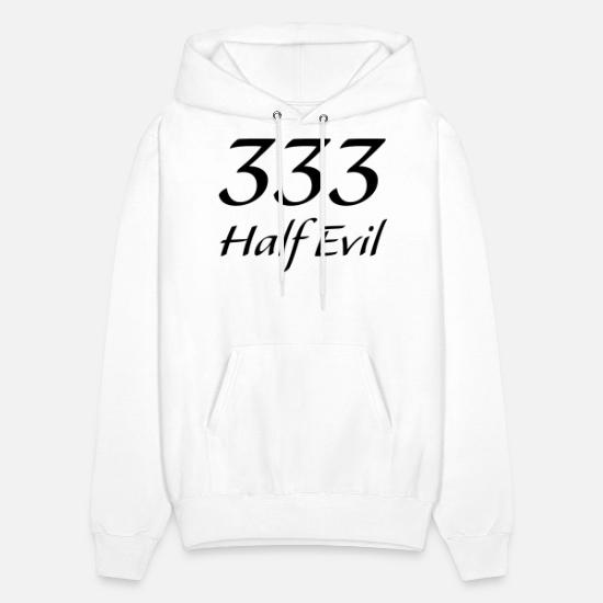 333 Half Evil' Men's Hoodie | Spreadshirt