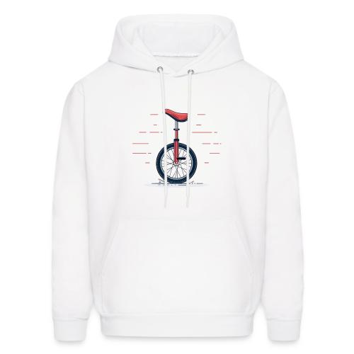 Bold Graphic Unicycle - Men's Hoodie