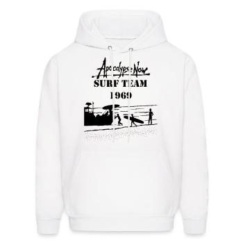 Apocalypse Now Surfing - Men's Hoodie - white - Front - Elias (183cm)