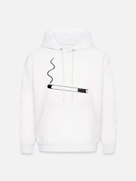 smoking - Men's Hoodie - white
