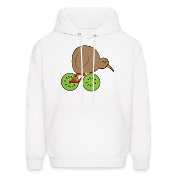 Kiwi Bird New Zealand Kiwi Bird And Kiwi Fruit Kiw - Men's Hoodie - white - Front - Elias (183cm)