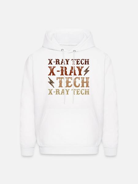 X ray Tech - Men's Hoodie - white