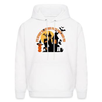 Spooky Halloween Party - Men's Hoodie - white - Front - Elias (183cm)