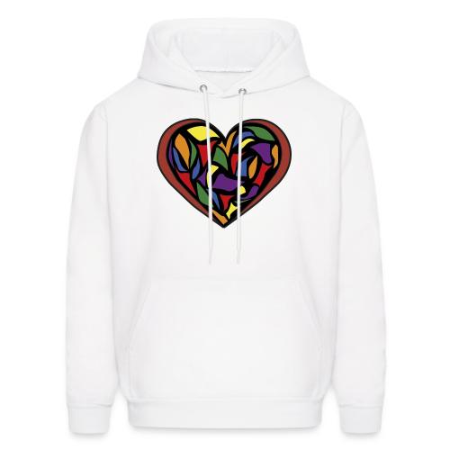 crystal heart 2 - Men's Hoodie