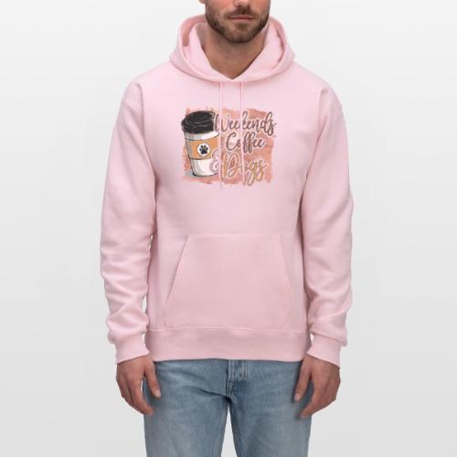 Weekends Coffee And Dogs - Men's Hoodie