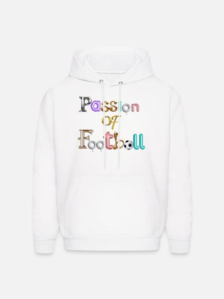 Passion of football - Men's Hoodie - white