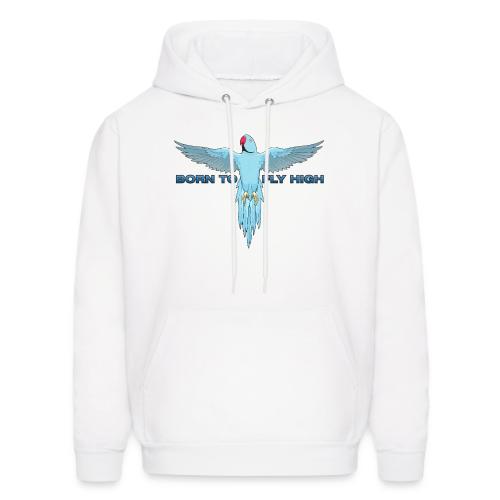 Blue Born To Fly High PNG Logo - Men's Hoodie