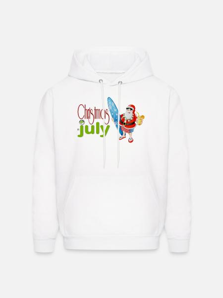 christmas in july - Men's Hoodie - white