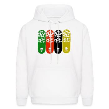 love pills - Men's Hoodie - white - Front - Elias (183cm)