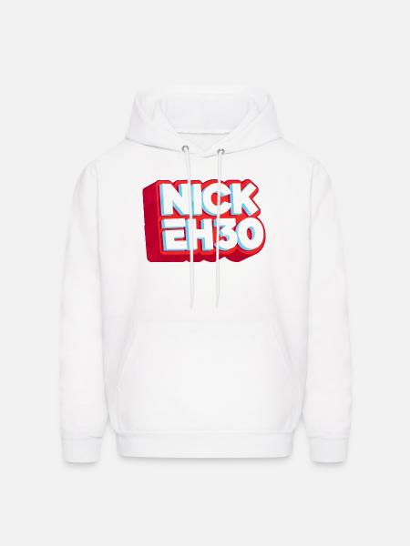 nick eh 30 - Men's Hoodie - white