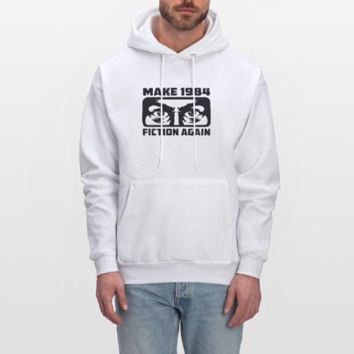 Make 1984 Fiction Again - Men's Hoodie
