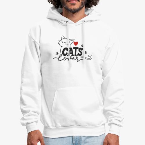 Cats Lovers Design - Men's Hoodie