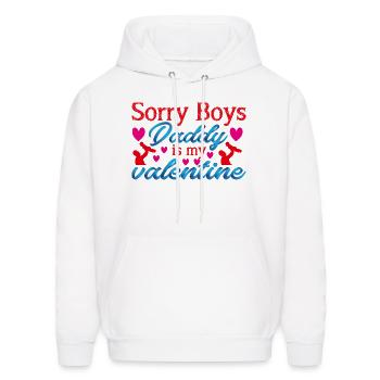 toddler boy valentine - Men's Hoodie - white - Front - Elias (183cm)