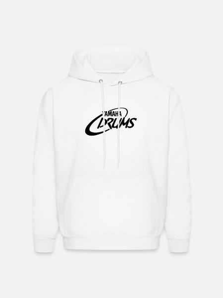 Yamaha Drums Logo - Men's Hoodie - white